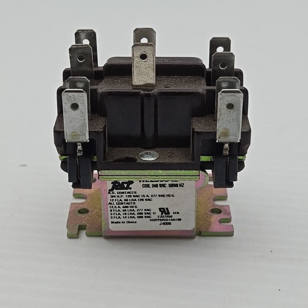 Fast Parts 90342 Power Relay HCRY62CU1AA198 240 VAC Coil HVAC Contactor